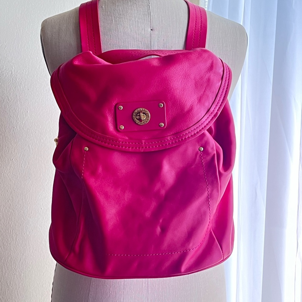 EUC Marc by Marc Jacobs Red Leather Backpack